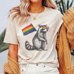 Raccoon Pride Lgbt Shirt