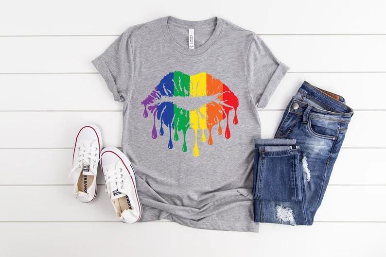 Rainbow Lips Shirt