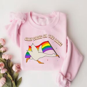 Rainbow Silly Goose T-shirt