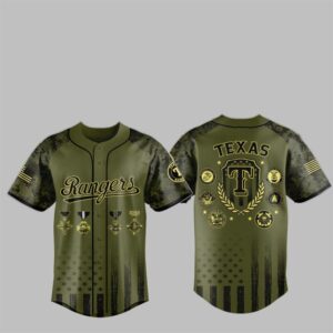 Rangers Military Appreciation Month Special Jersey 2025