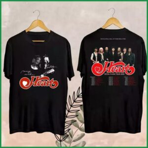 Rock Band Heart 2025 Tour Shirt