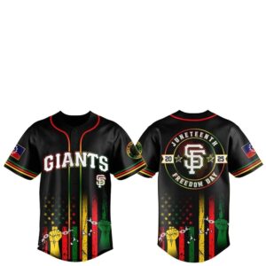 SF Giants Juneteenth Day 2025 Baseball Jersey Hat