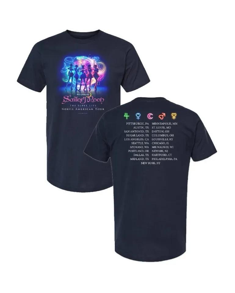Sailor Moon The Super Live - USA 2025 Tour shirt