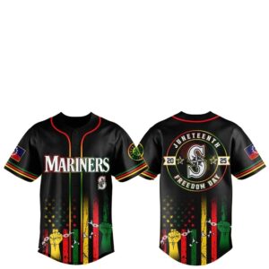 Seattle Mariners Juneteenth Day 2025 Baseball Jersey Hat