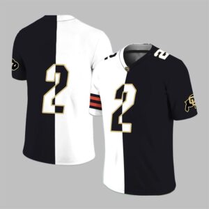 Shedeur Sanders Half Buffaloes And Browns Jersey