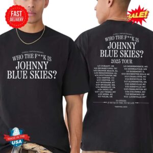 Sturgill Simpson Who The F k Is Johnny Blue Skies Tour 2025 Dates T-Shirt