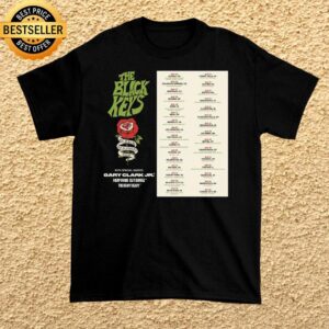 The Black Keys No Rain No Flowers Tour 2025 Date T Shirt