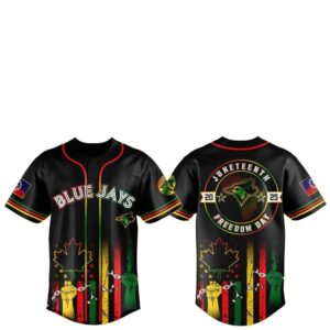 Toronto Blue Jays Juneteenth Day 2025 Baseball Jersey Hat