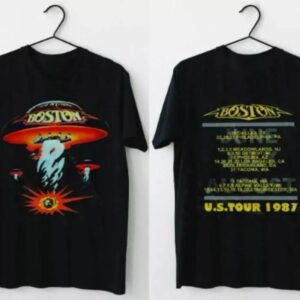 Vintage Boston Rock Band Concert Tour Shirt