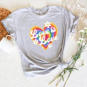 Vintage style pride shirt