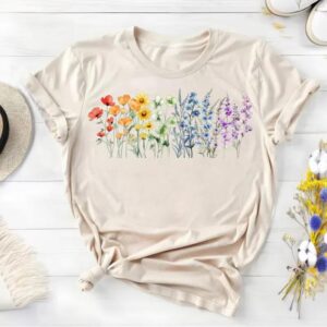 Watercolor Wildflowers Shirt