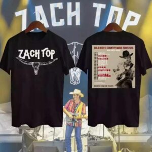 Zach Top Cold Beer & Country Music Tour 2025 T-Shirt
