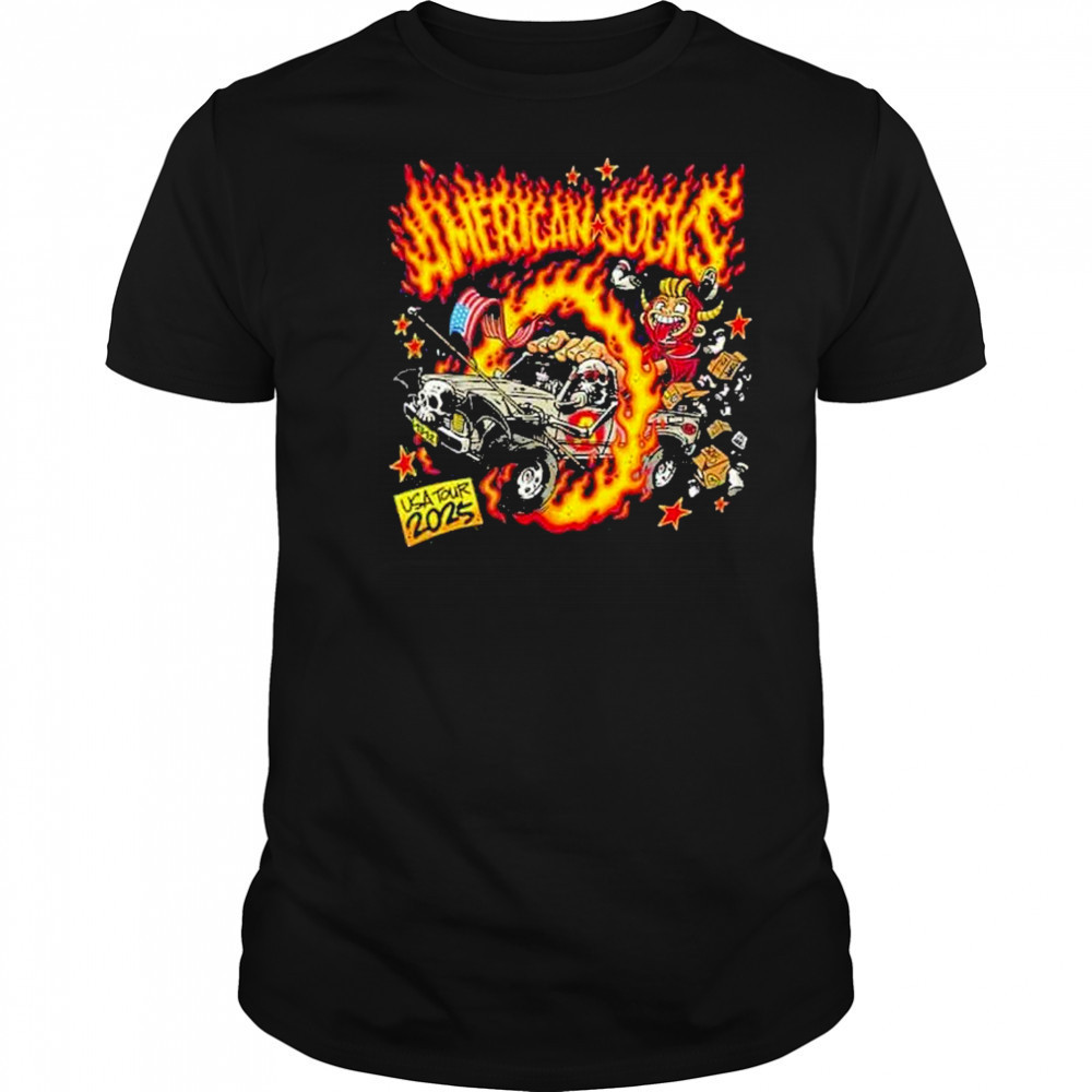 American Socks World Tour USA 2025 Schdule T-Shirt