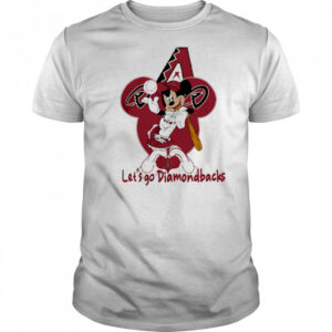 Arizona Diamondbacks Mickey Mouse Love Let’s Go Diamondbacks shirt