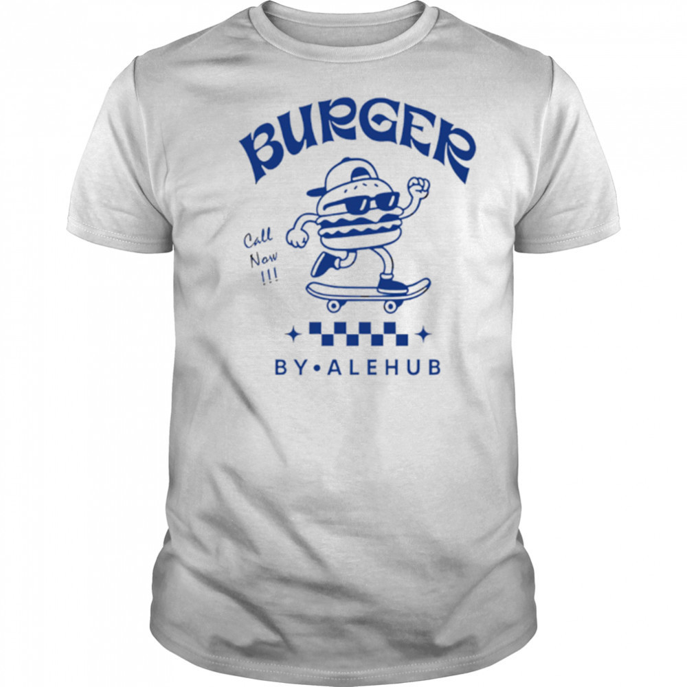 Burgers Call New By Alehub Sandwiches roller skating shirt