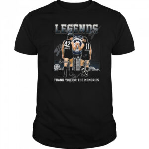 Carlton Football Club 2025 Legends Thank You For The Memories Signatures Skyline Shirt