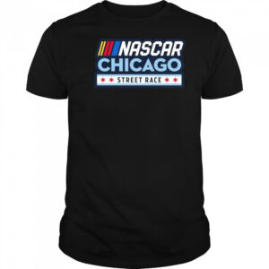 Chicago Street Race NASCAR Black Logo Shirt