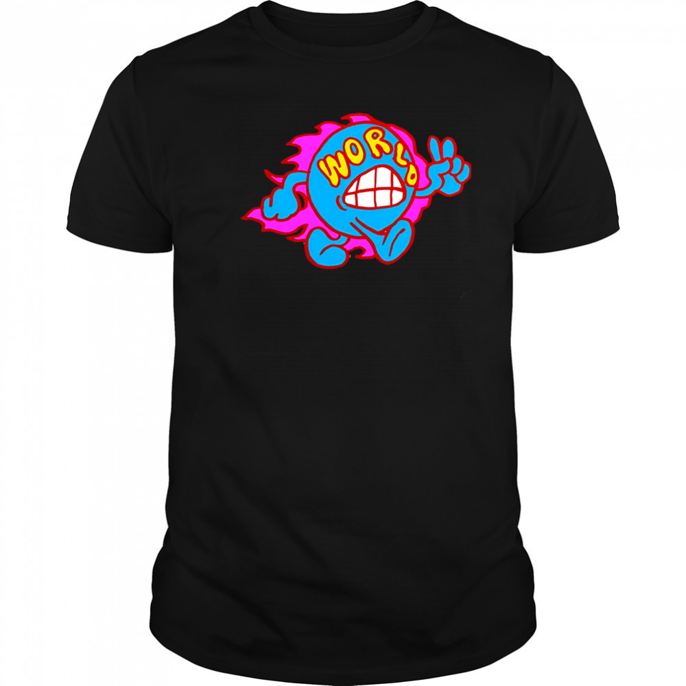Coming Soon World hello shirt