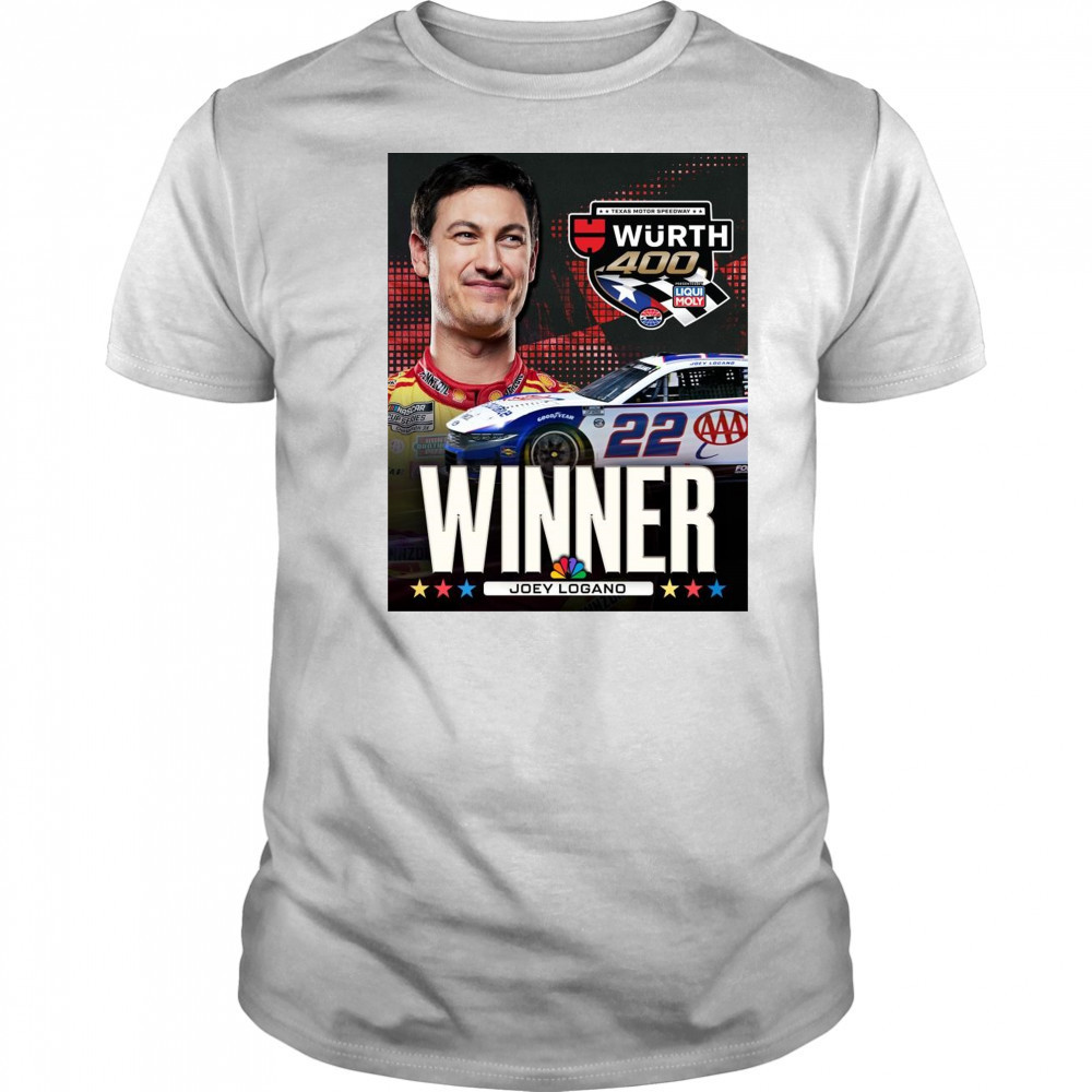 Congratulate Joey Logano Winner NASCAR Cup Series Texas Motor Speedway Wurth 400 t-shirt