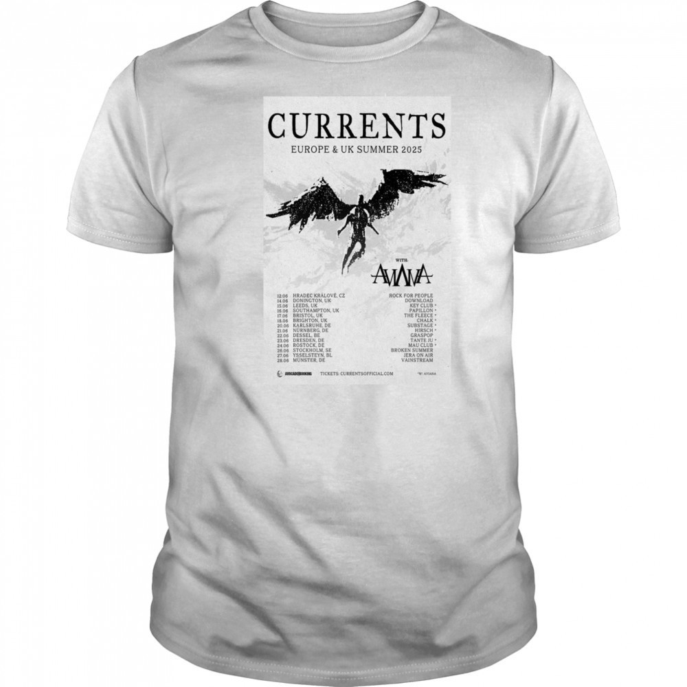 Currents Poster Europe & UK Summer 2025 Shirt