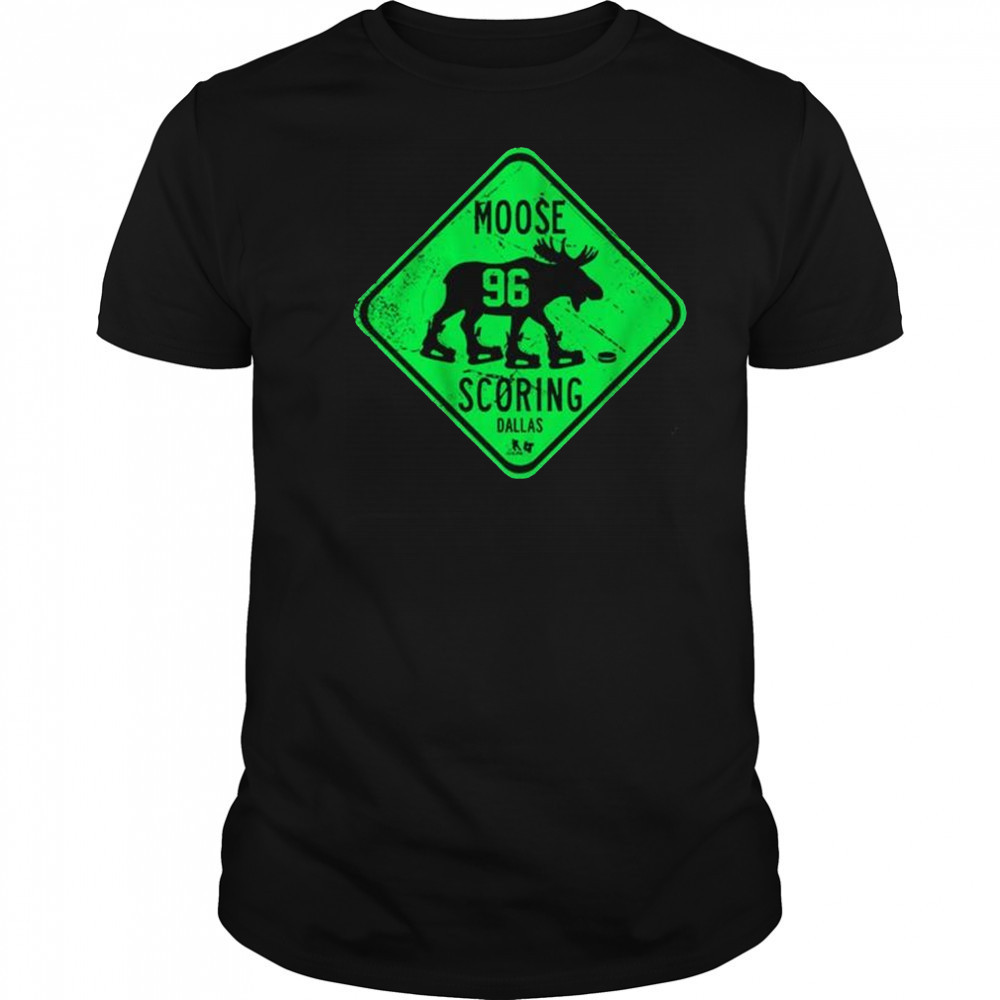 Dallas Stars Mikko Rantanen Moose Scoring Sign t-shirt