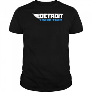 Detroit Track Team hockey shirt