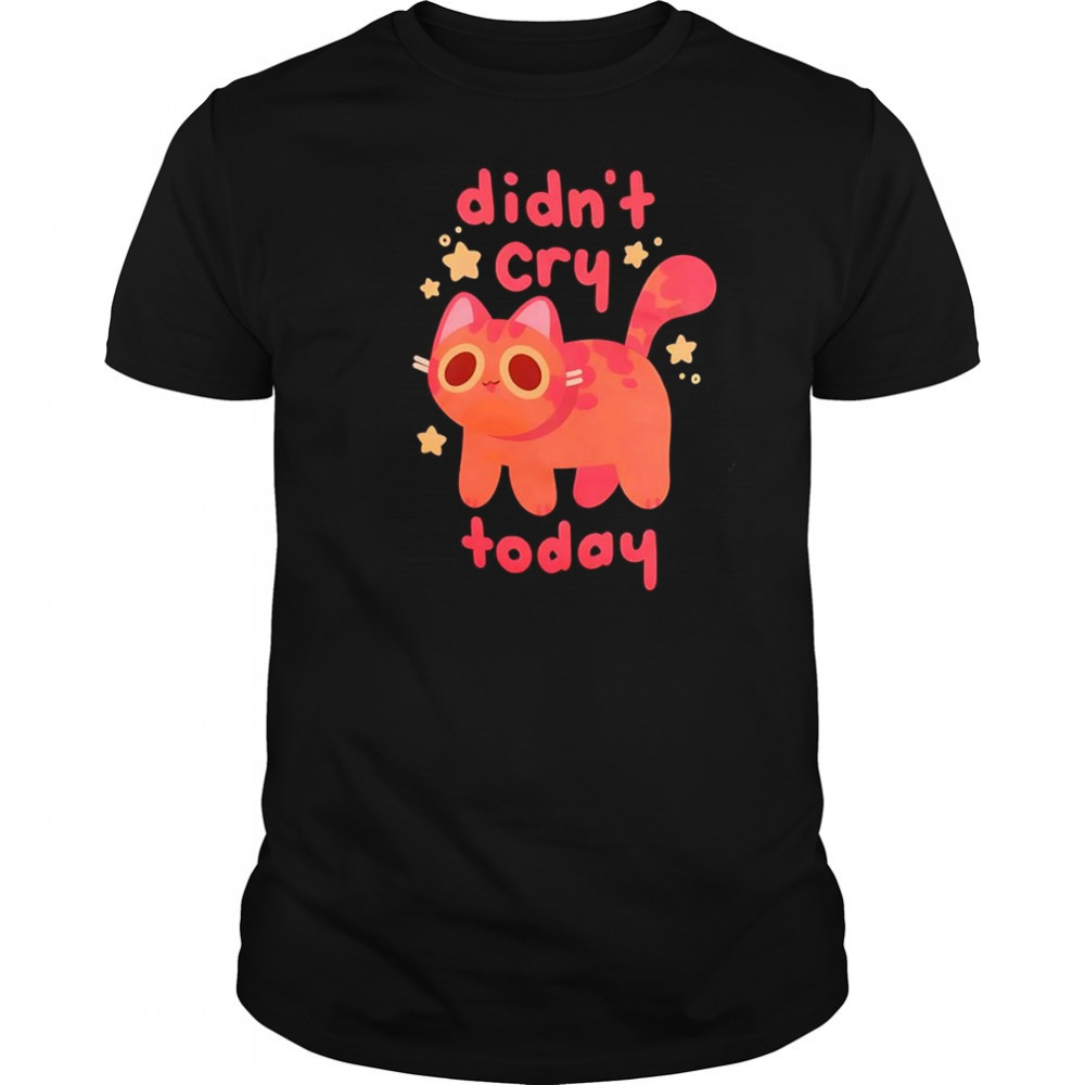 Didn’t Cry Today Cat shirt