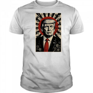 Donald Trump Rising Sun Power Cherry Blossom Propaganda shirt