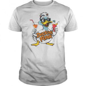 Ducking Funk Cocktails summer vibes cartoon shirt