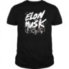 Elon Musk scribble letter shirt