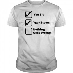 Erinjoeldry You Sit Ygor Steers Nothing Goes Wrong 2025 t-shirt