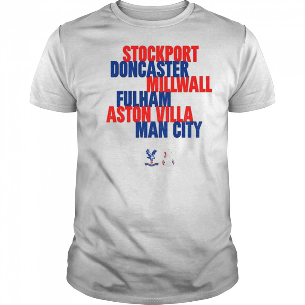 FA Cup Winners Crystal Palace Football Club players 24 25 shirt