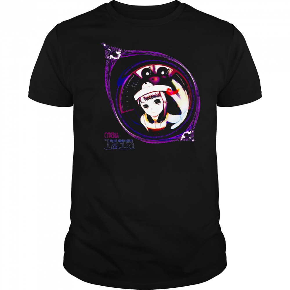Fisheye Cyberia⁣⁣ Serial Experiments Lain shirt