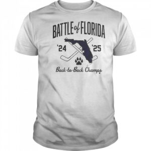 Florida Hockey Battle Of Florida Back To Back Champs T-Shirt