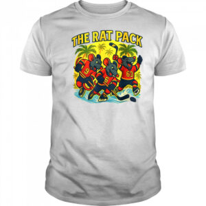 Florida Panthers Cartoon Rats in Jerseys The Rat Pack Hockey shirt