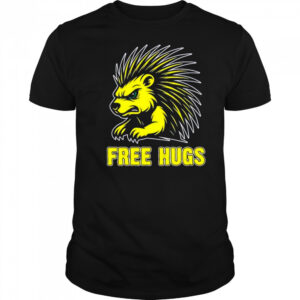 Free hugs libertarian porcupine shirt