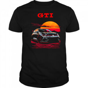 GTI car sunset shirt