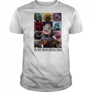 In my Moo Deng Era Hippo shirt