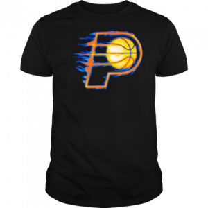 Indiana Pacers Chrome Flame logo 2025 shirt
