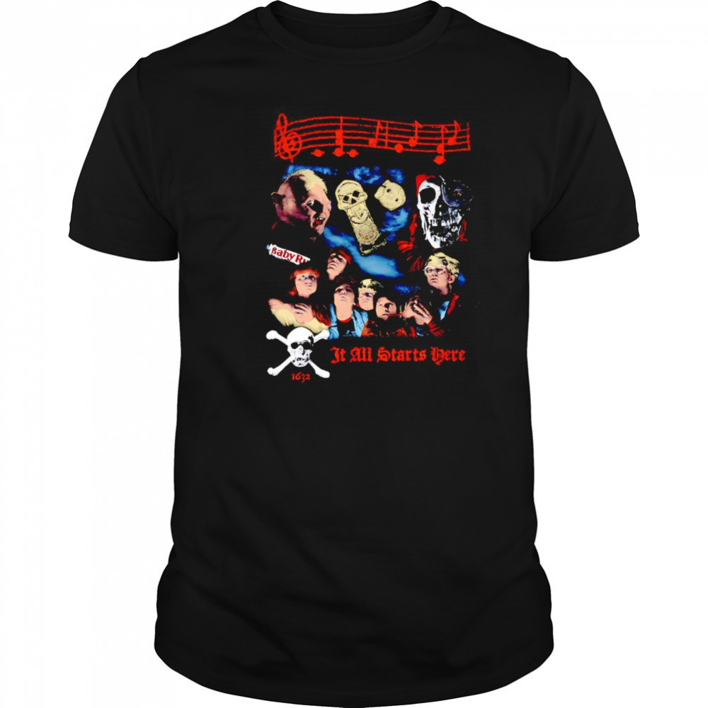 It all starts here shirt