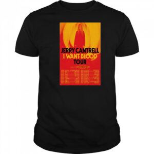 Jerry Cantrell I Want Blood Tour 2025 t-shirt