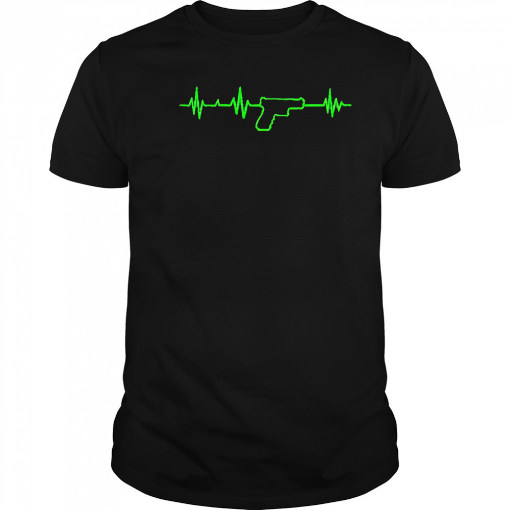 Life Support Gun Heartbeat shirt