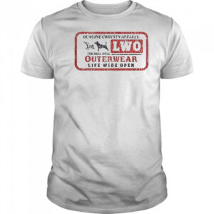 Life Wide Open Genuine CboysTV The Real Deal Outerwear T-Shirt