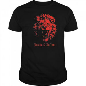 Lion Awake & Defiant T-shirt