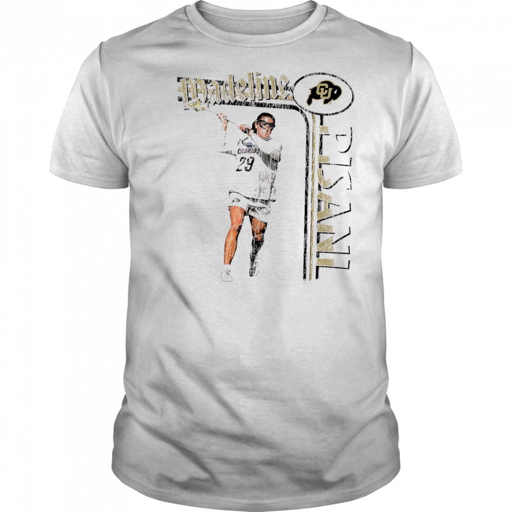 Madeline Pisani Colorado Buffaloes Lacrosse NCAA Division I Illustrated Vintage t-shirt Madeline Pisani Colorado Buffaloes Lacrosse NCAA Division I Illustrated Vintage t-shirt