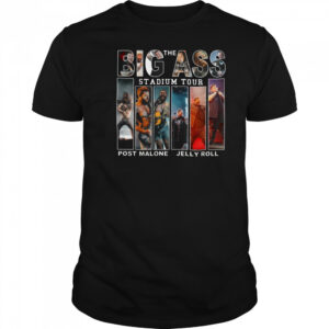 Malone Tour Big Ass Stadium Jelly Roll Football Retro 90s Vintage Shirt