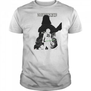 May the Fourth Be With You Star Wars Day with Mississippi State Football 2025 t-shirt