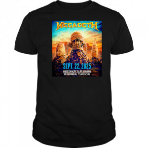 Megadeth To Perform In Istanbul 2025 shirt