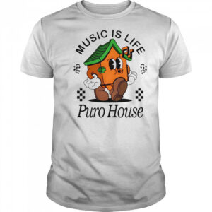Music Is Life Puro House Cream T-Shirt