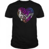 Musical Notes Heart Treble Clef Music T-Shirt